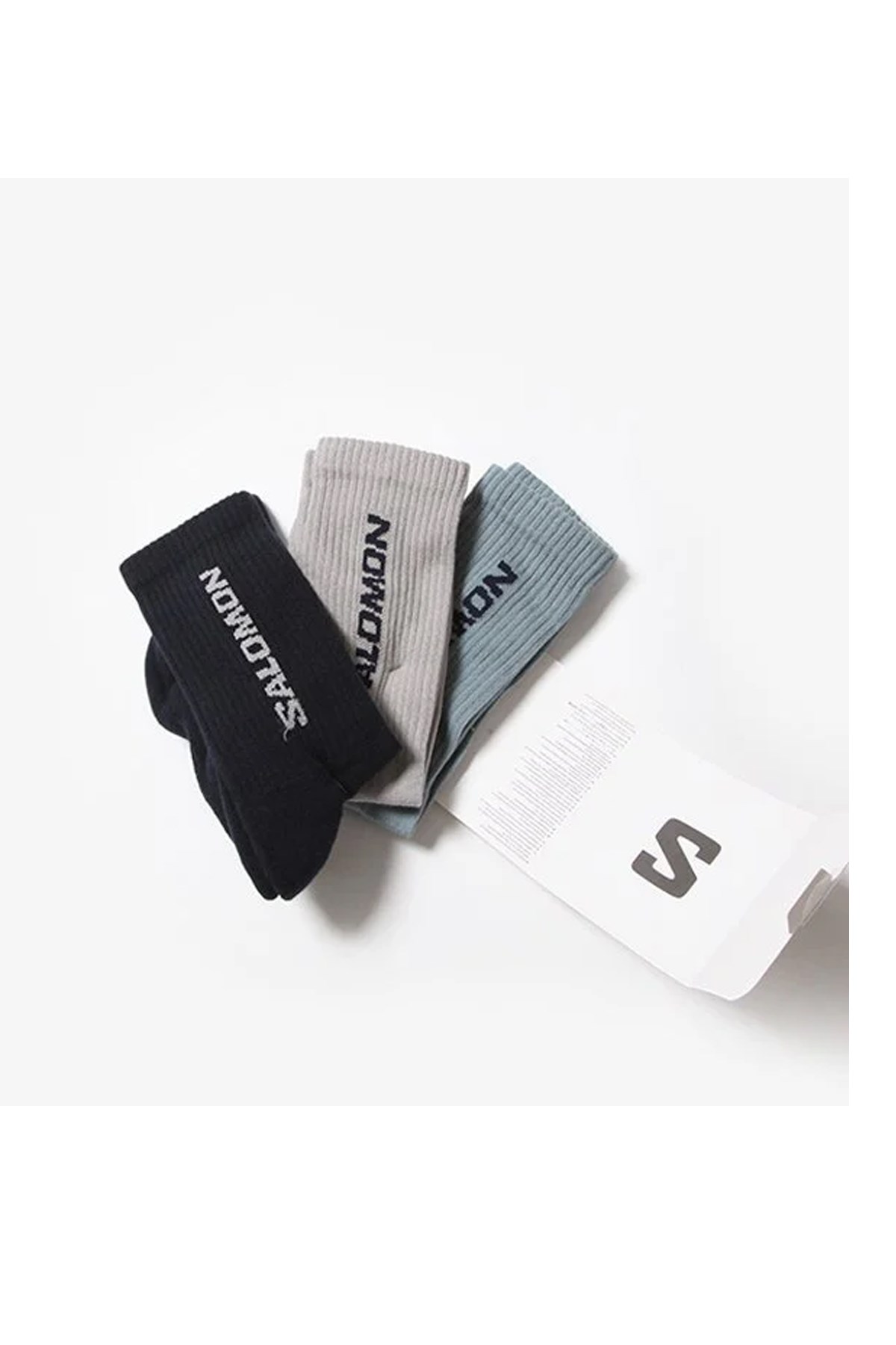 Salomon Everyday Crew 3-Pack Unisex Çorap LC2258600 Çok Renkli