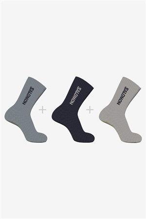 Salomon Everyday Crew 3-Pack Unisex Çorap LC2258600 Çok Renkli
