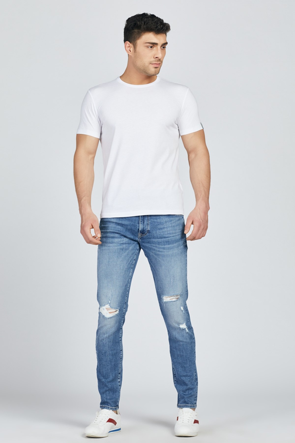Loft Basic Erkek Tişört 021165 Beyaz