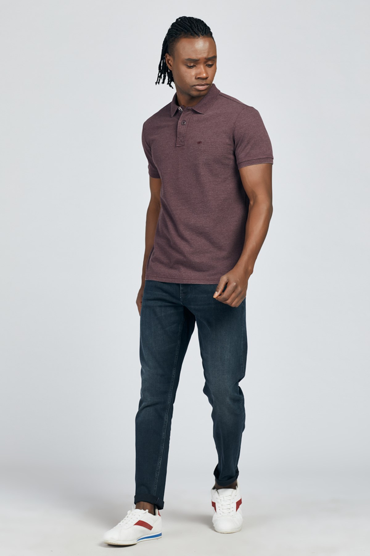 Loft Regular Fit Polo Yaka Erkek Tişört LF2007514 Kırmızı