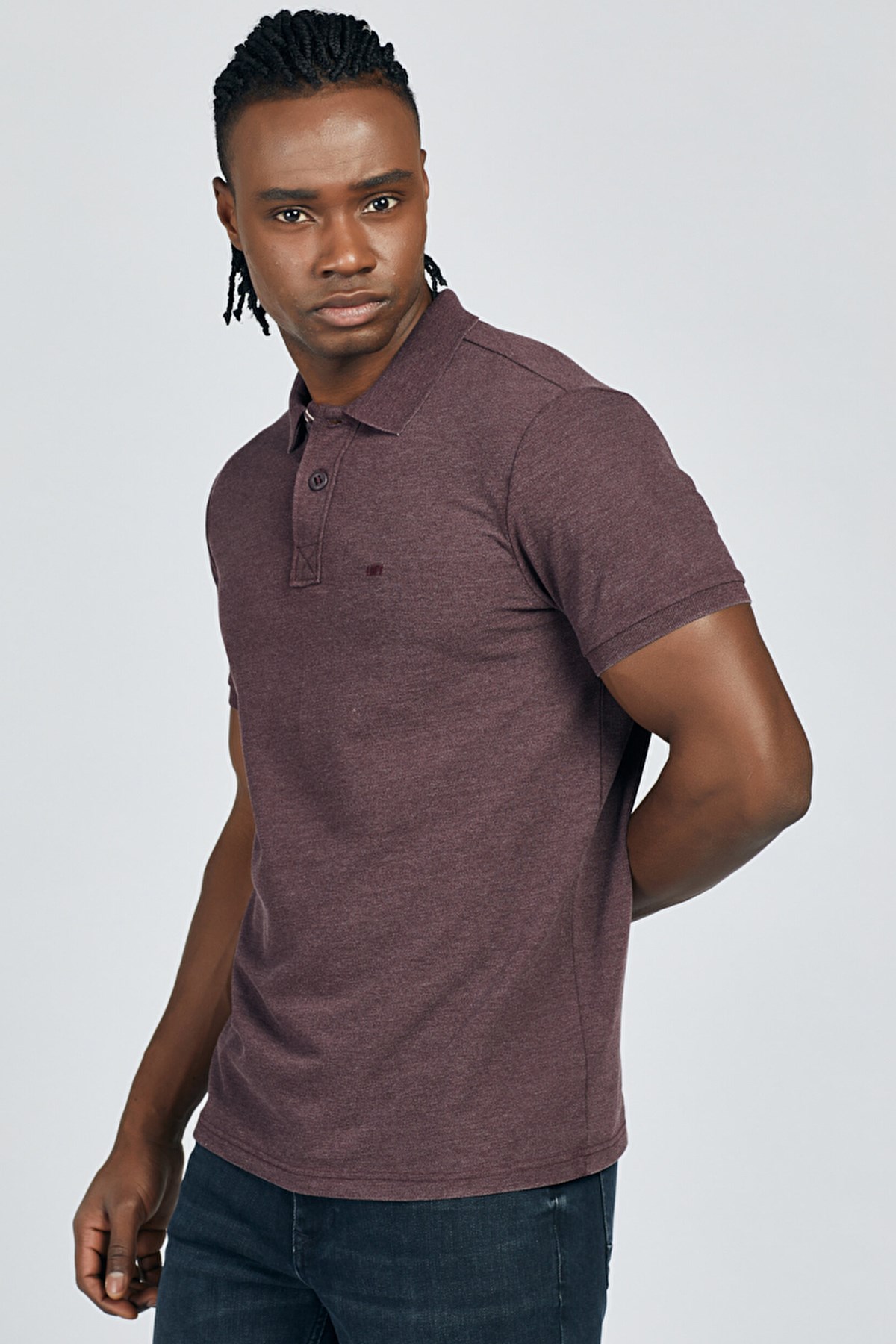 Loft Regular Fit Polo Yaka Erkek Tişört LF2007514 Bordo