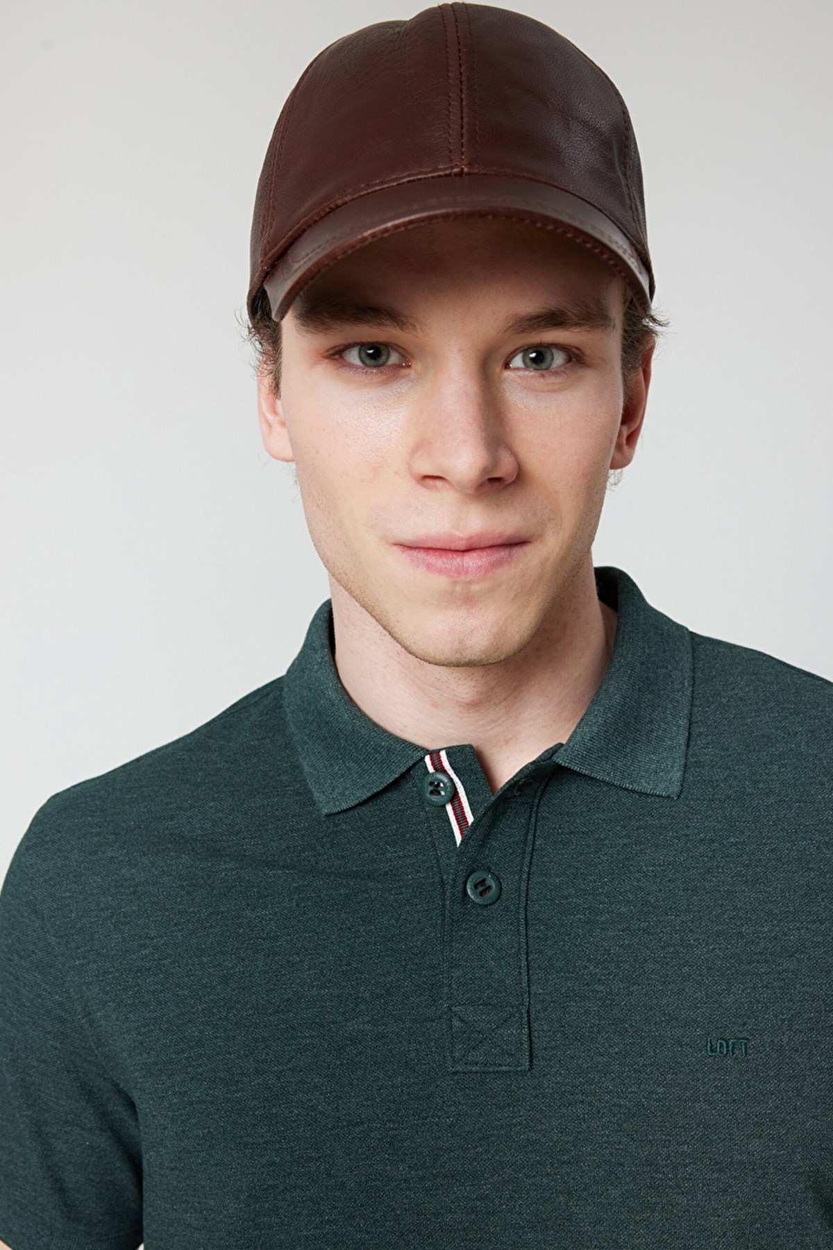 Loft Regular Fit Polo Yaka Erkek Tişört LF2007514 Yeşil