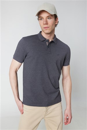 Loft Regular Fit Polo Yaka Erkek Tişört LF2007514 Antrasit