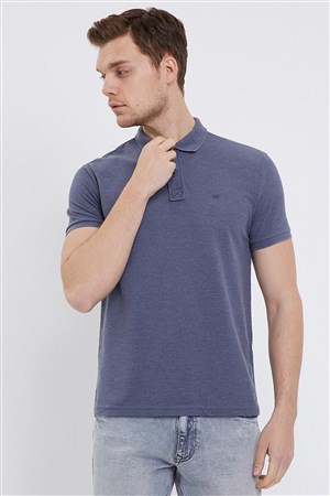 Loft Regular Fit Polo Yaka Erkek Tişört LF2007514 Mavi