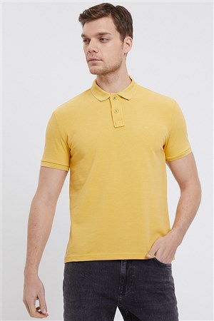 Loft Regular Fit Polo Yaka Erkek Tişört LF2007514 Sarı