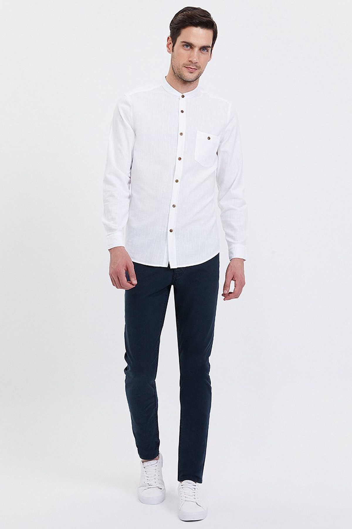 Loft Regular Fit Erkek Gömlek LF2014781 Beyaz