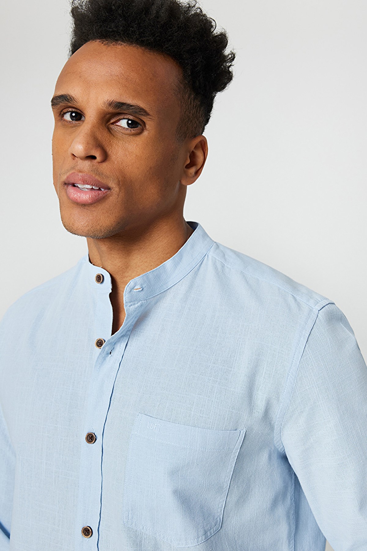 Loft Regular Fit Erkek Gömlek LF2014781 Mavi