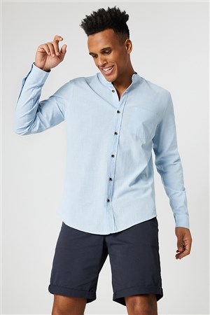 Loft Regular Fit Erkek Gömlek LF2014781 Mavi