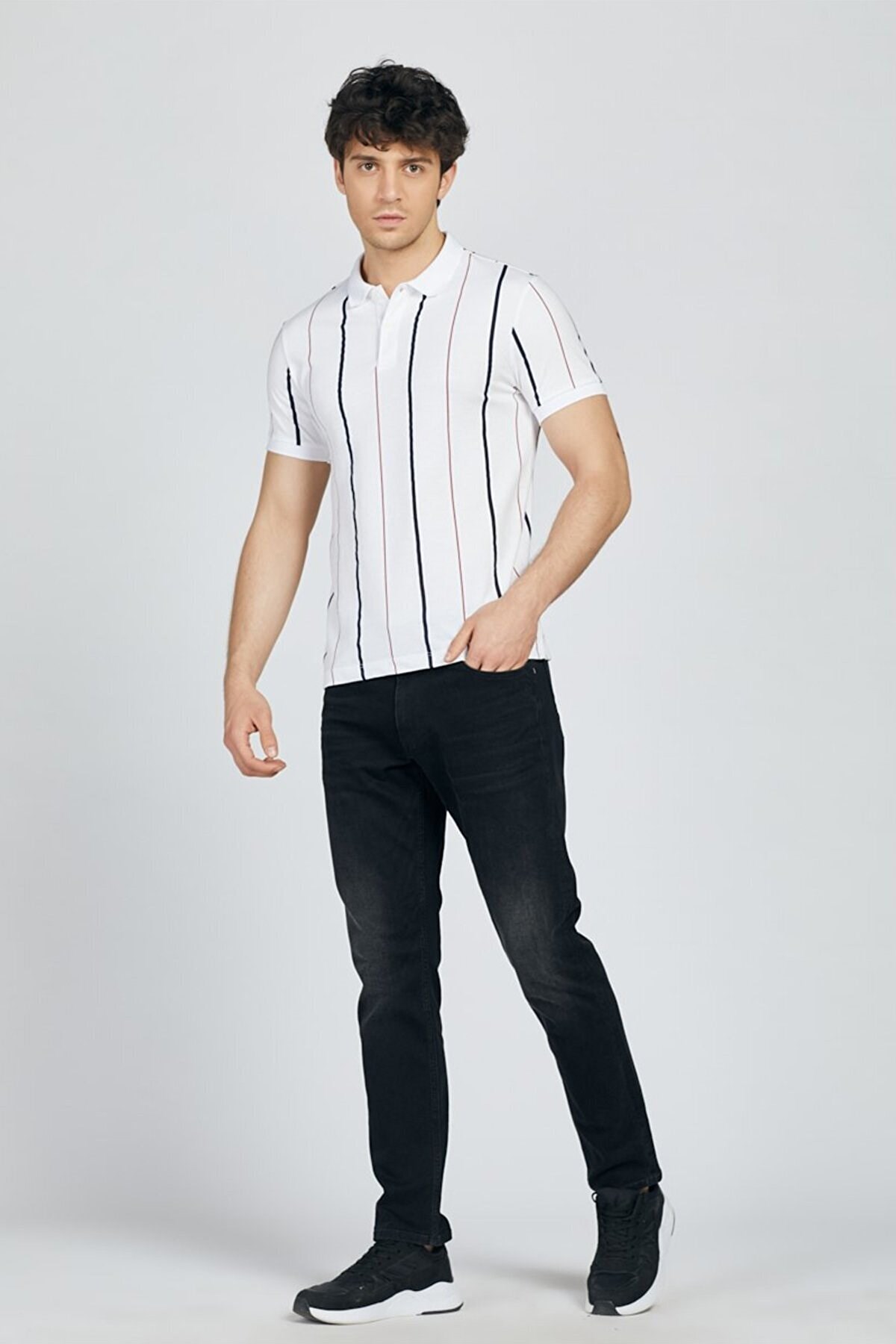 Loft Erkek Polo Yaka Tişört LF2020238 Beyaz