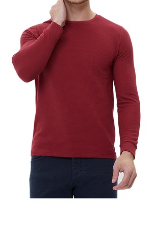 Loft Erkek Uzun Kollu Tişört LF2021140 Bordo