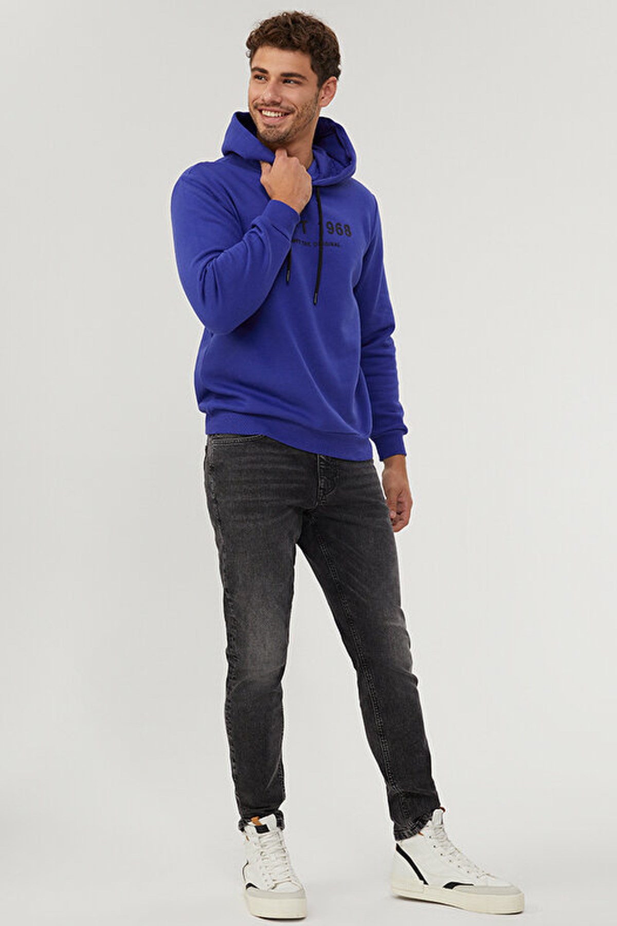 Loft Erkek Sweatshirt LF2021563 Mavi