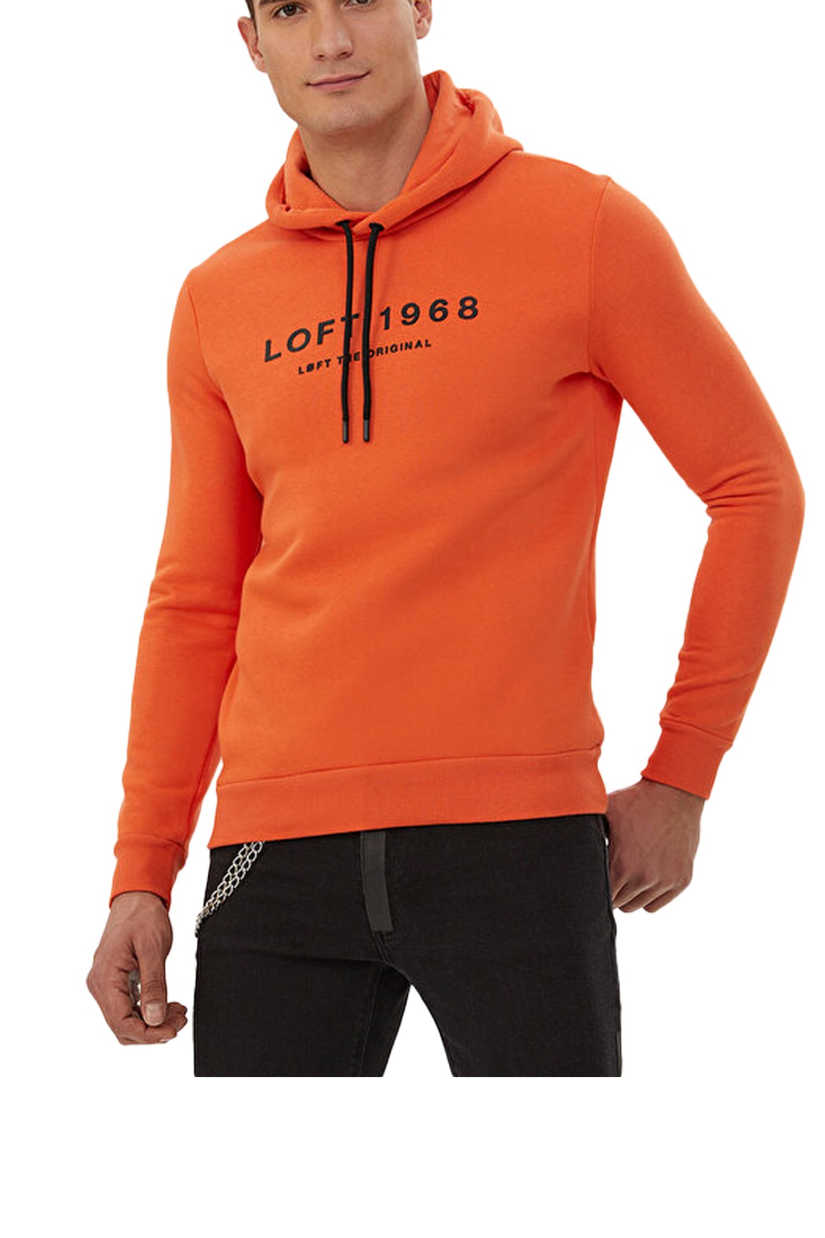 Loft Erkek Sweatshirt LF2021563 Turuncu