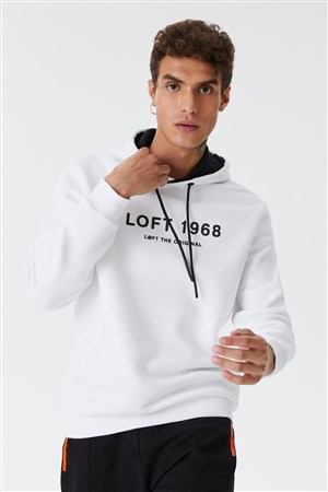 Loft Erkek Sweatshirt LF2021563 Beyaz