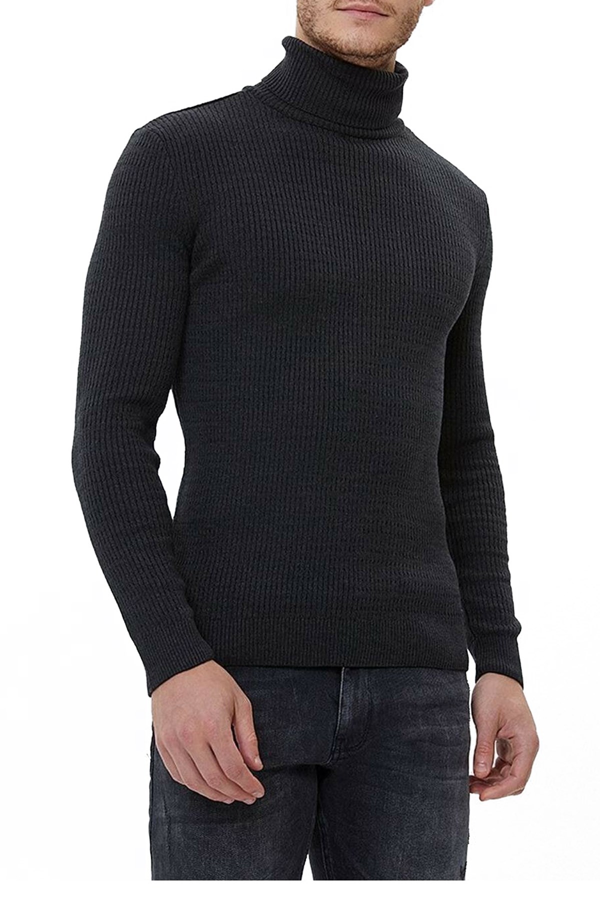 Loft Erkek Kazak LF2022600 Antrasit