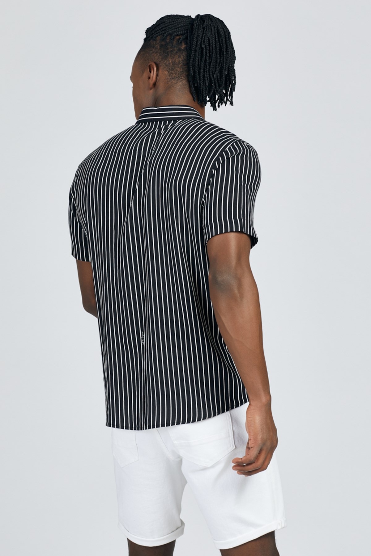 Loft Siyah Kısakol Erkek GömlekLF2022970 Siyah