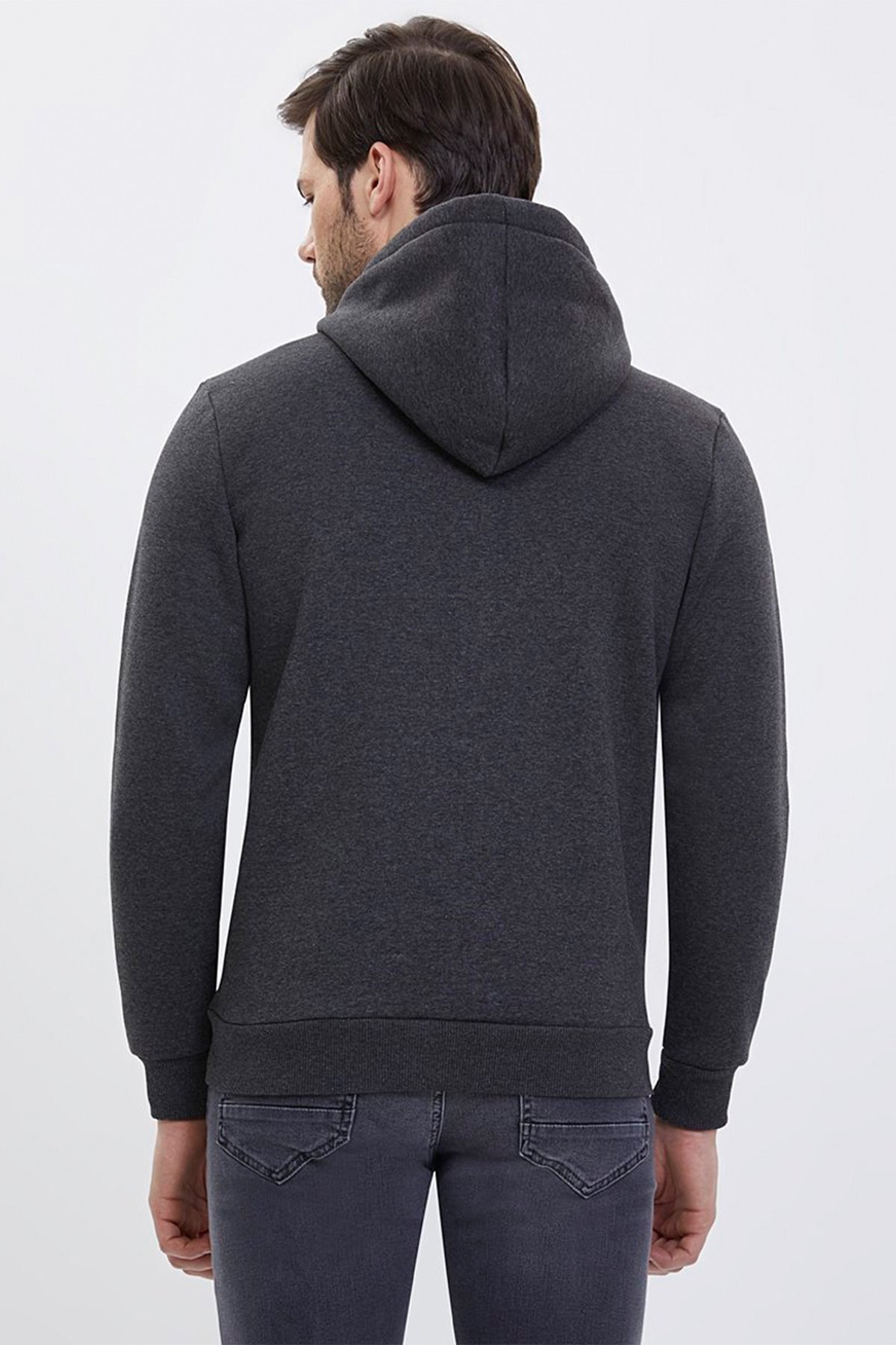 Loft Erkek Regular Fit Sweatshirt LF2023027 Antrasit