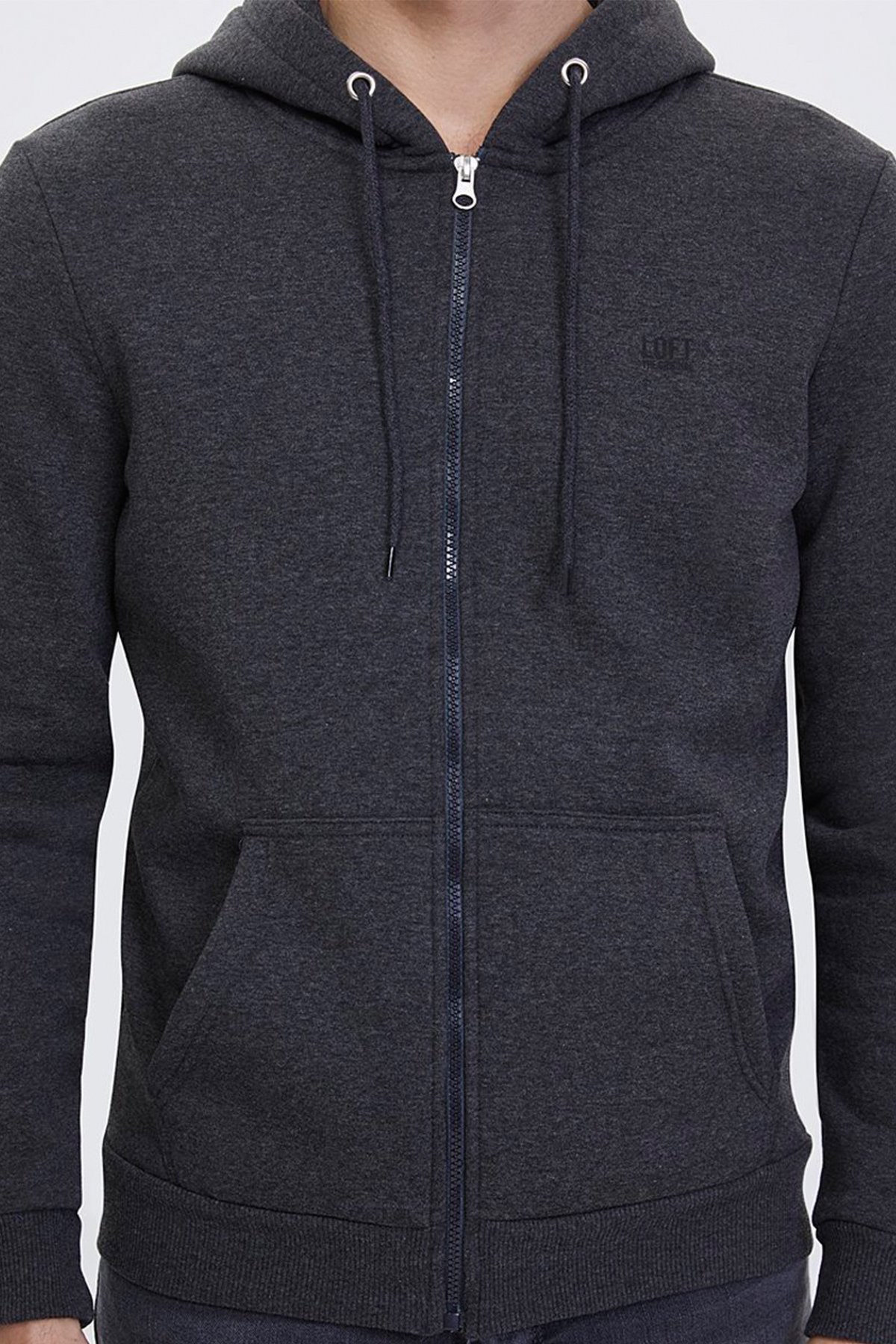 Loft Erkek Regular Fit Sweatshirt LF2023027 Antrasit