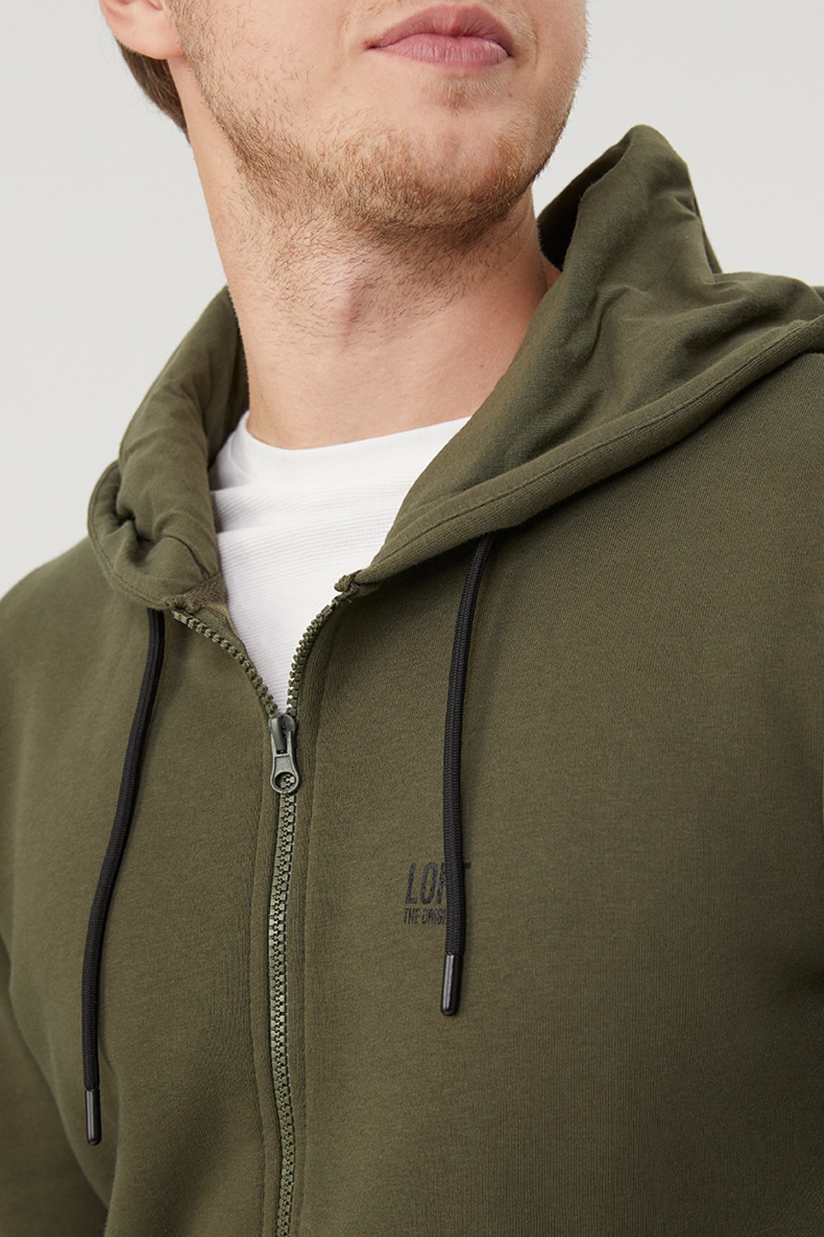 Loft Erkek Regular Fit Sweatshirt LF2023027 Haki