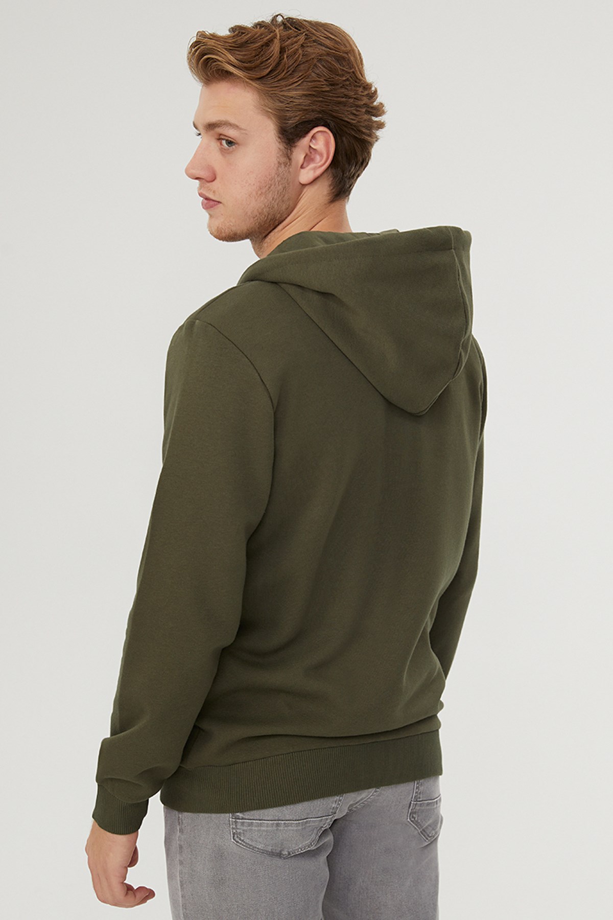 Loft Erkek Regular Fit Sweatshirt LF2023027 Haki