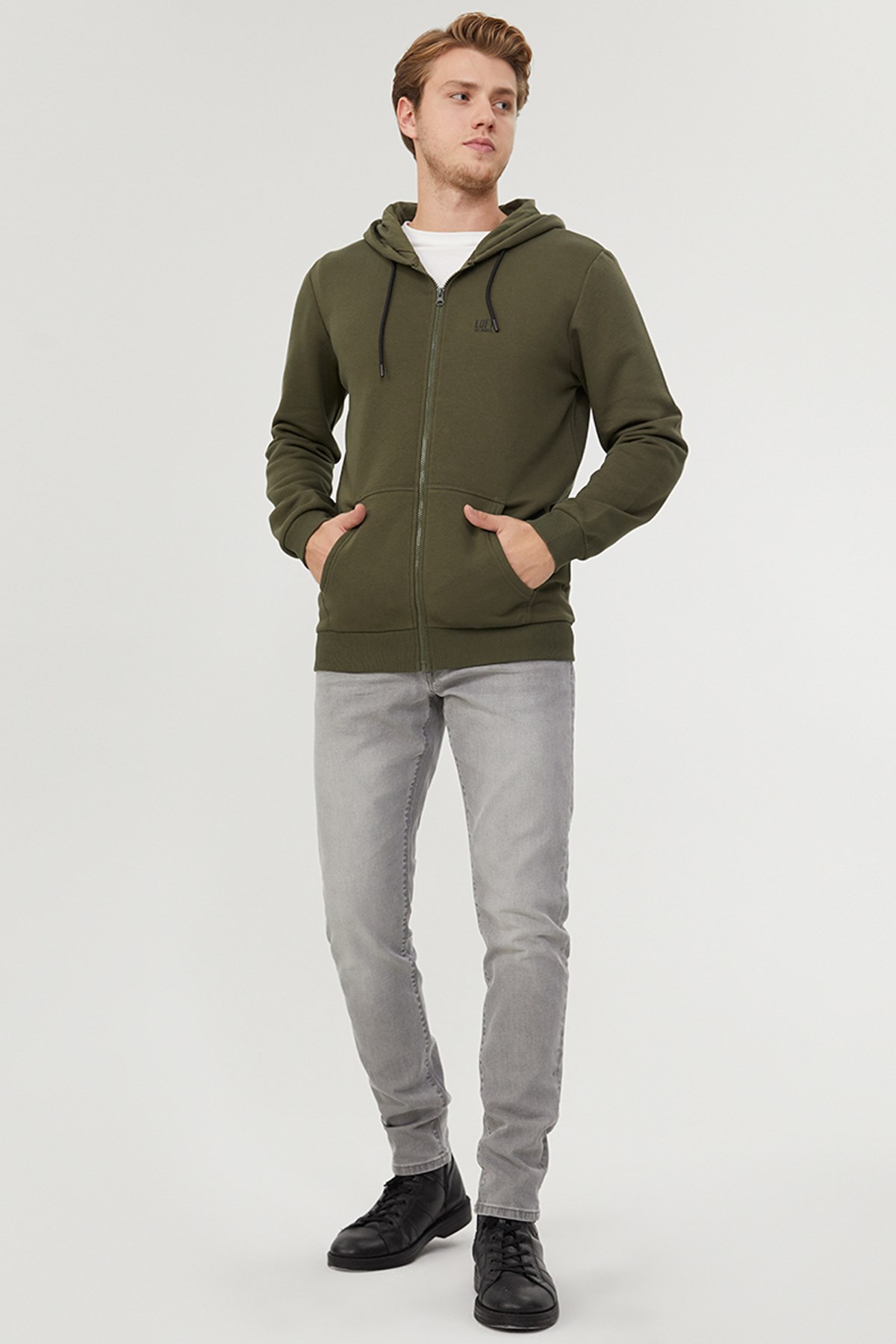 Loft Erkek Regular Fit Sweatshirt LF2023027 Haki