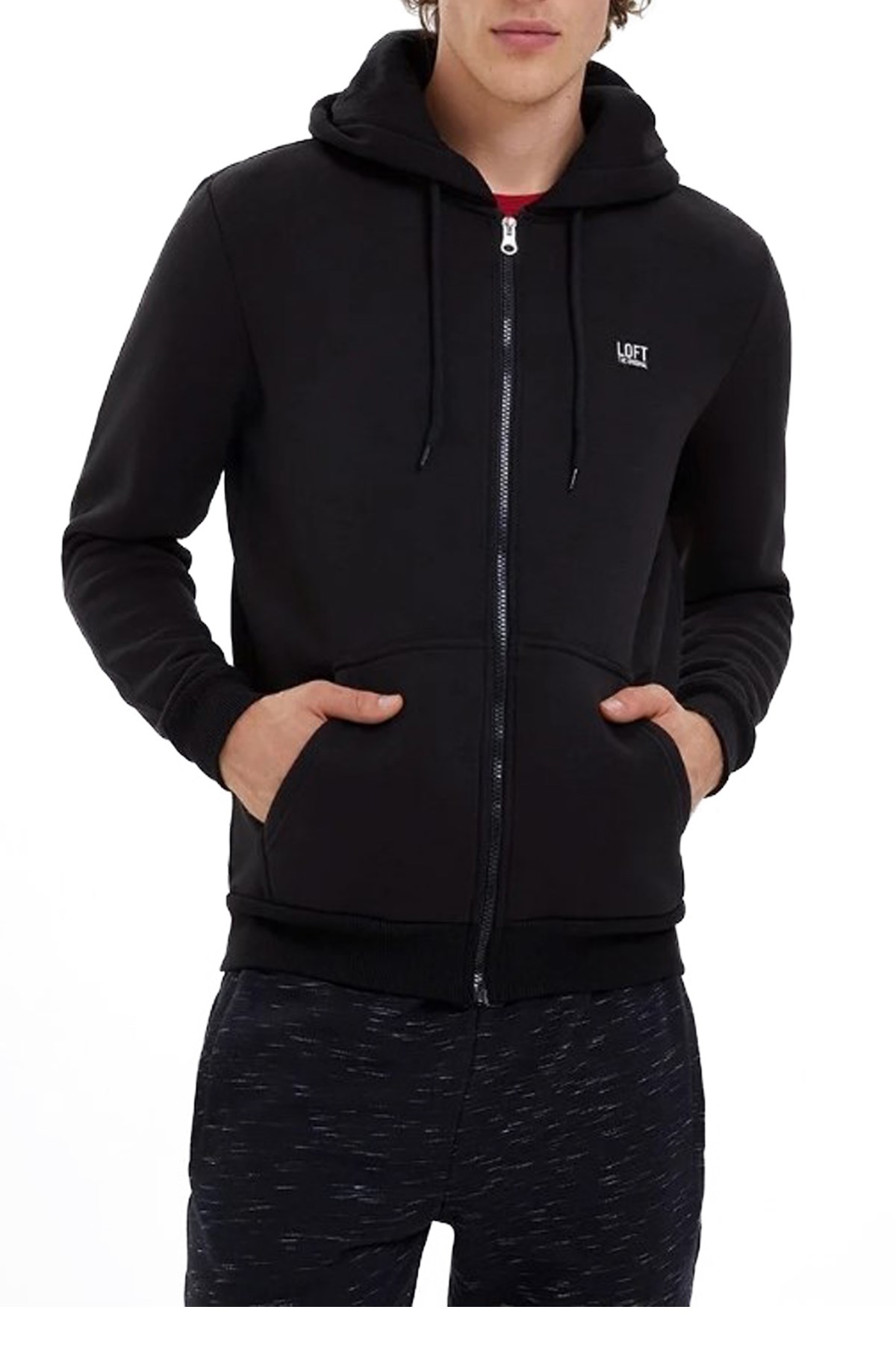 Loft Erkek Regular Fit Sweatshirt LF2023027 Siyah