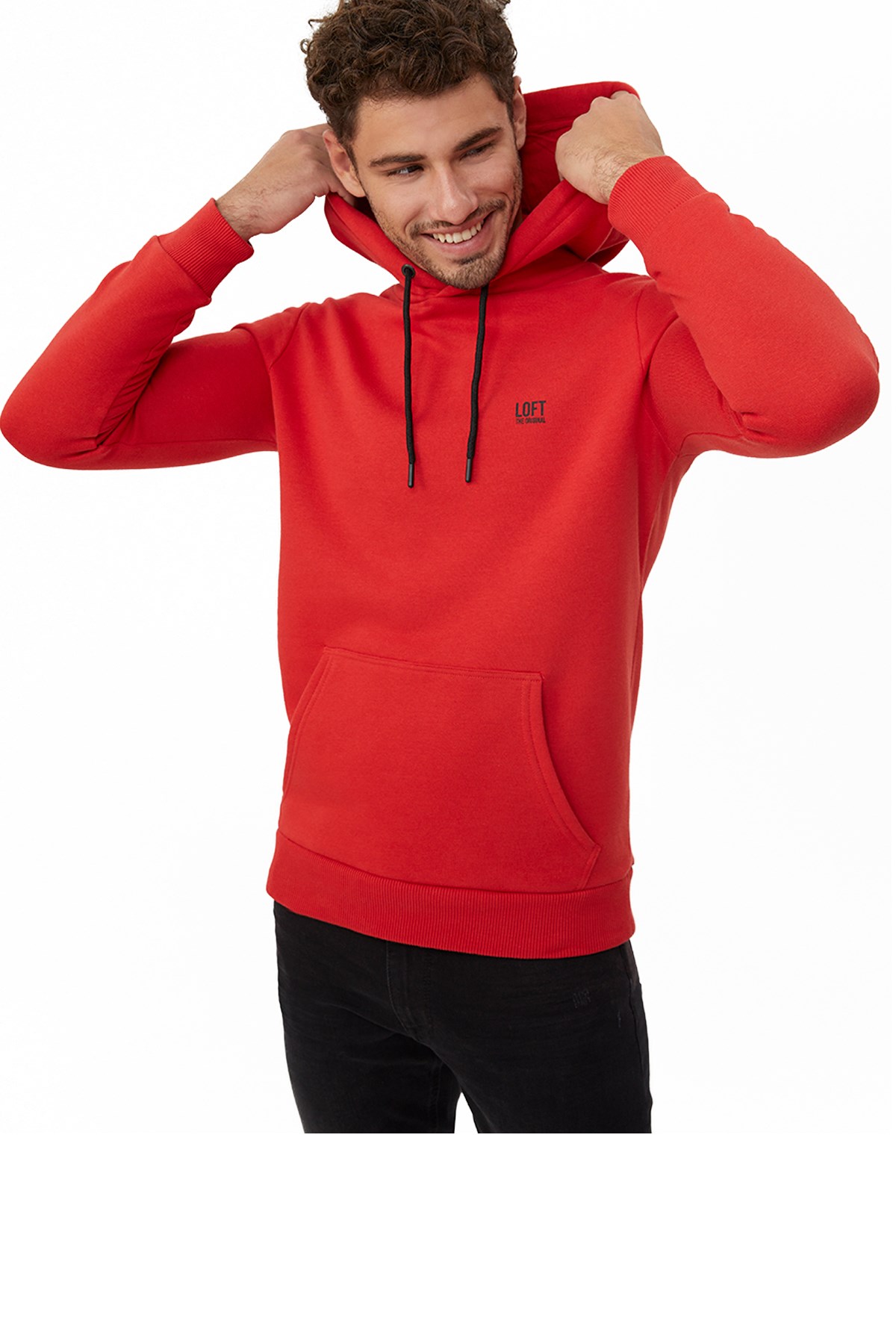 Loft Erkek Sweatshirt LF2023028 Turuncu