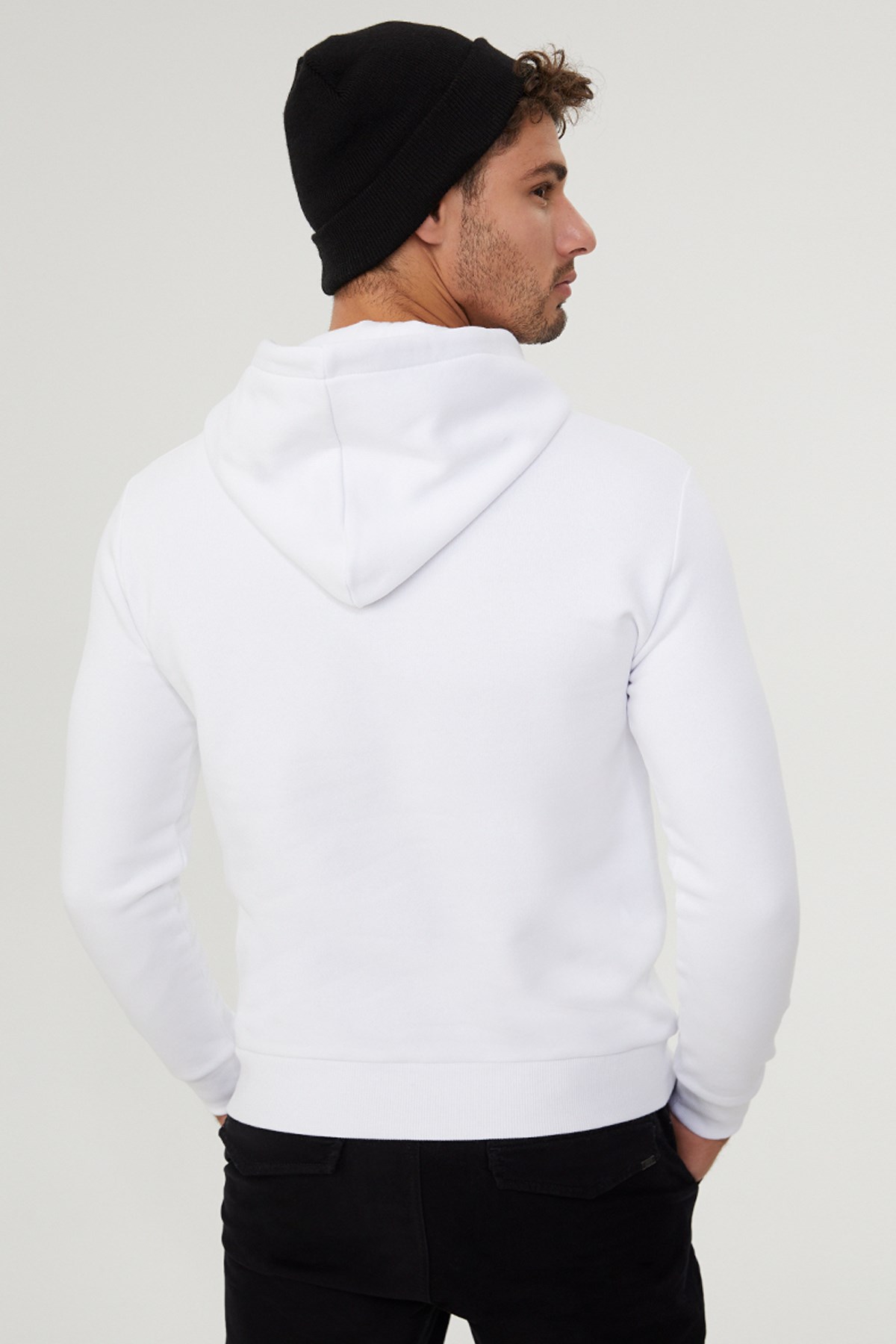 Loft Erkek Sweatshirt LF2023028 Beyaz