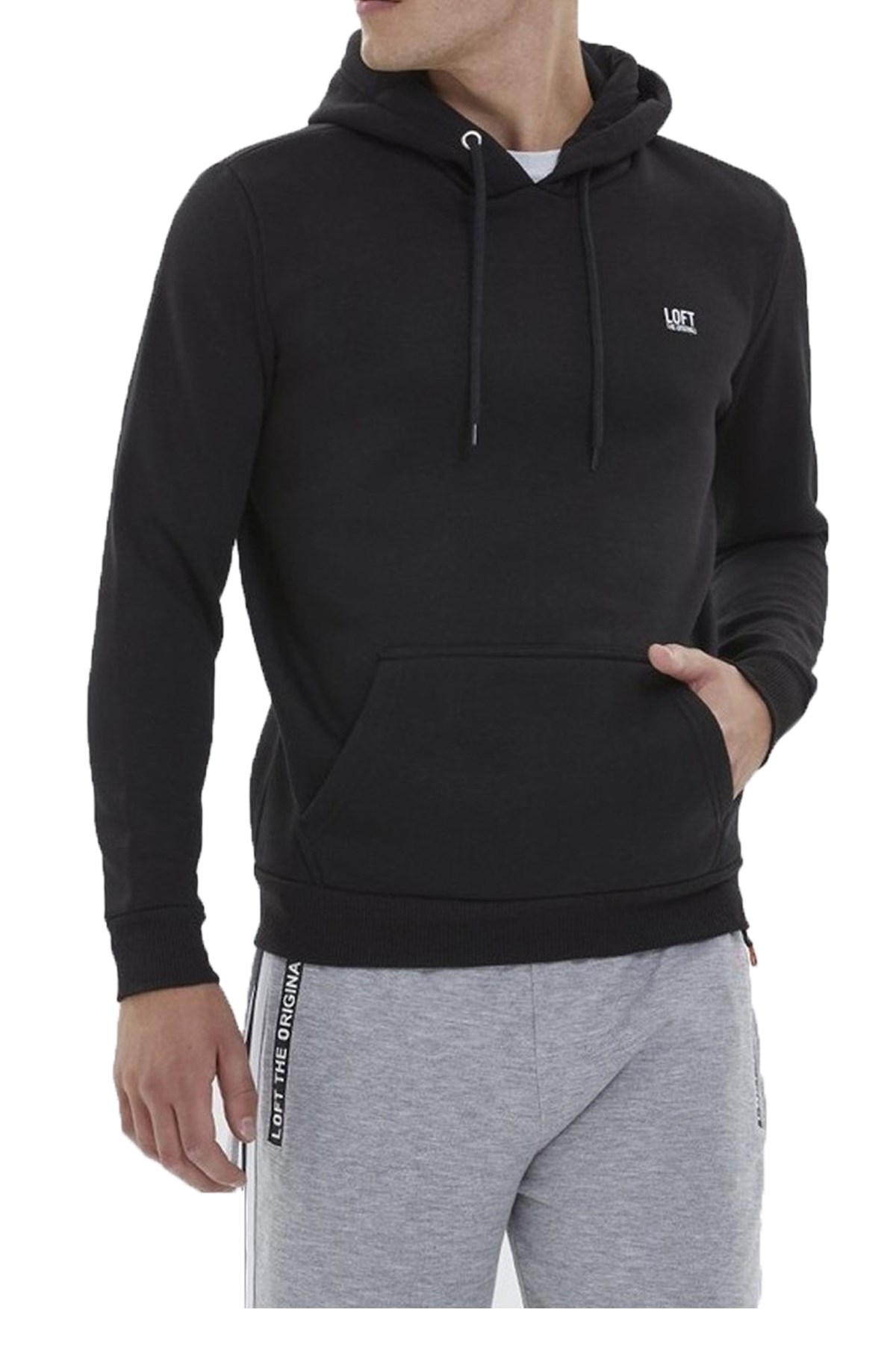 Loft Erkek Sweatshirt LF2023028 Siyah