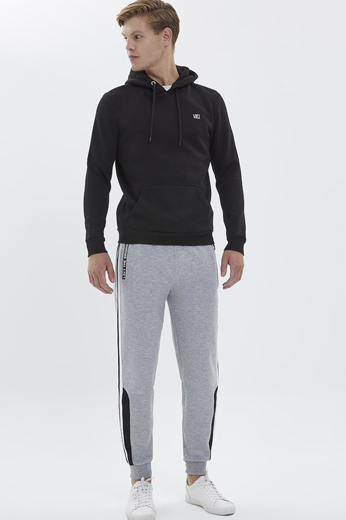 Loft Erkek Sweatshirt LF2023028 Siyah