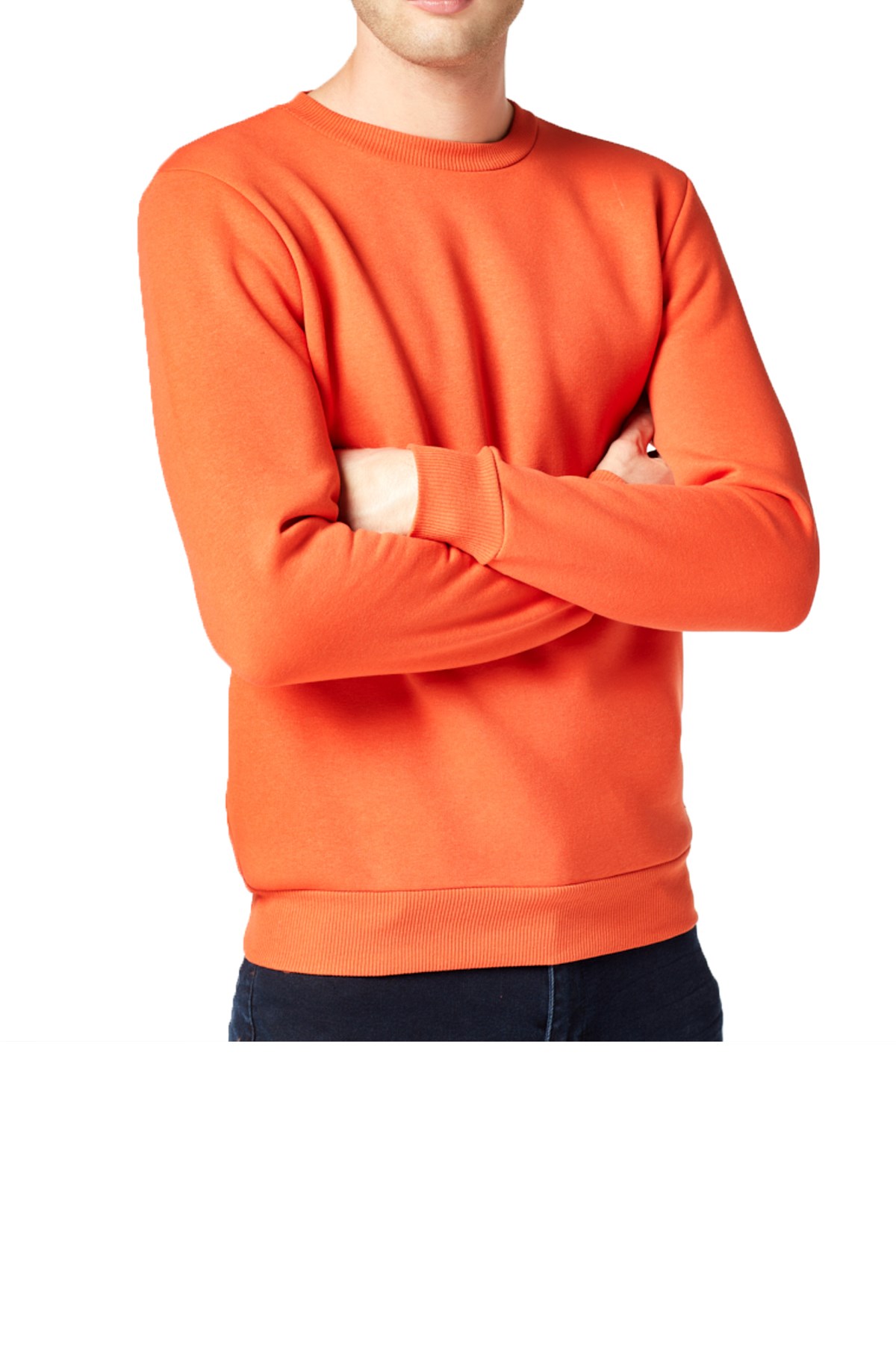 Loft Erkek Sweatshirt LF2023029 Turuncu