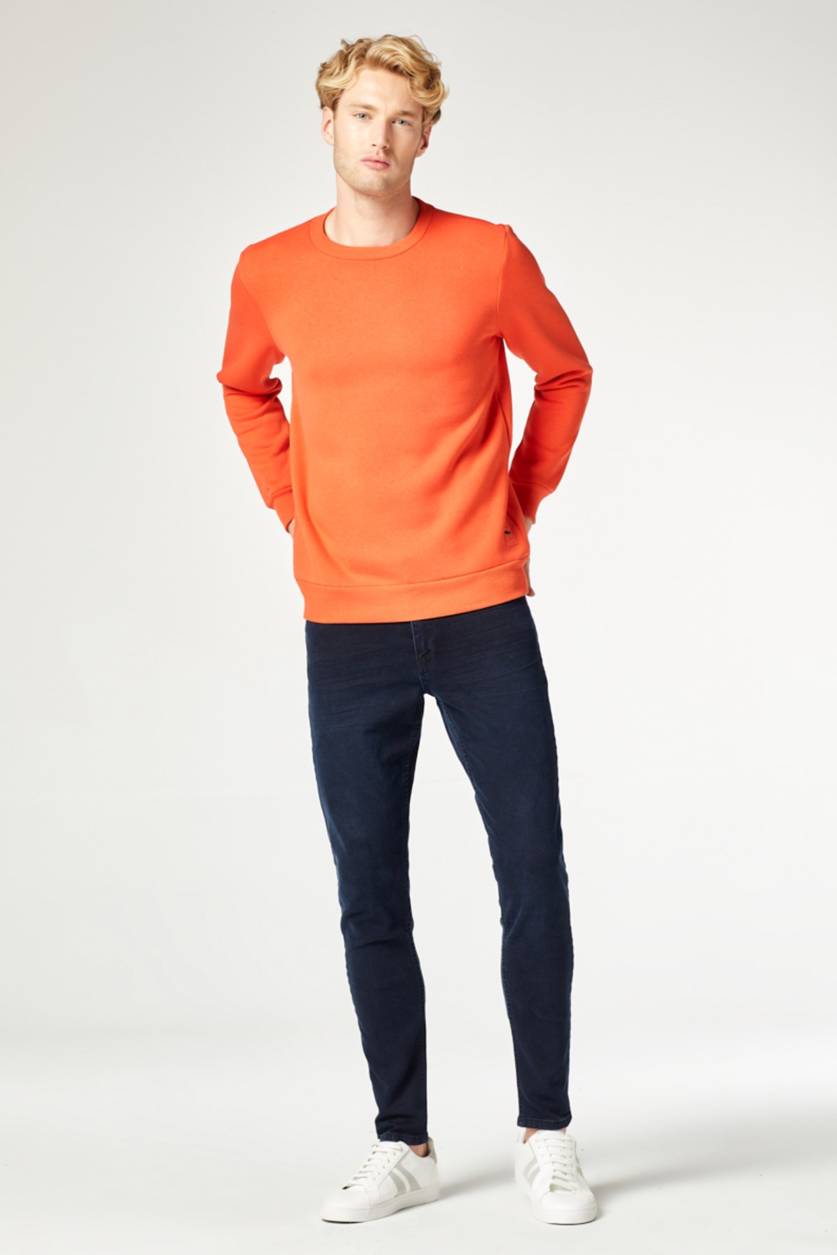 Loft Erkek Sweatshirt LF2023029 Turuncu