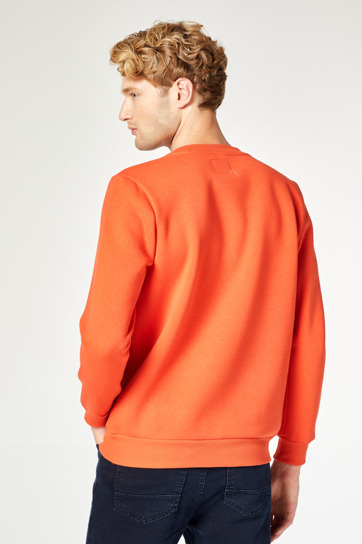 Loft Erkek Sweatshirt LF2023029 Turuncu