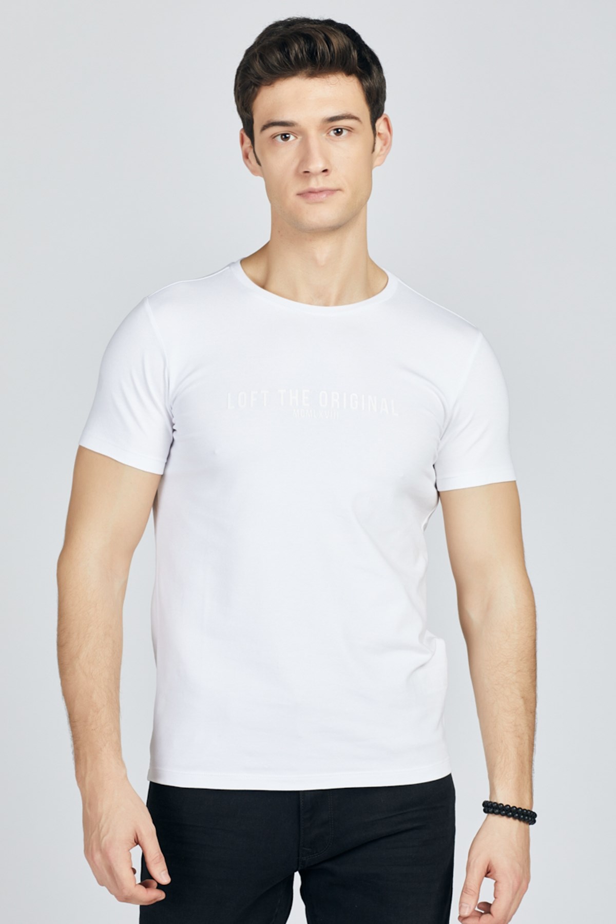 Loft Erkek Tişört LF2023741 Beyaz