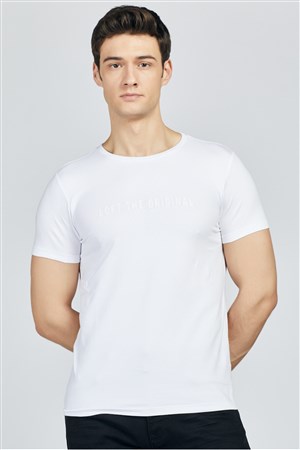 Loft Erkek Tişört LF2023741 Beyaz