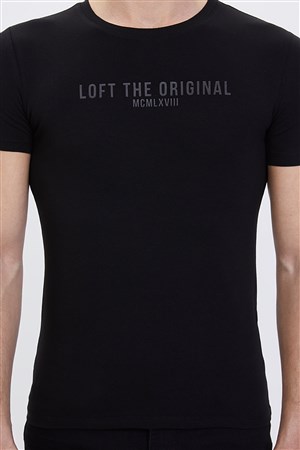 Loft Erkek Tişört LF2023741 Siyah