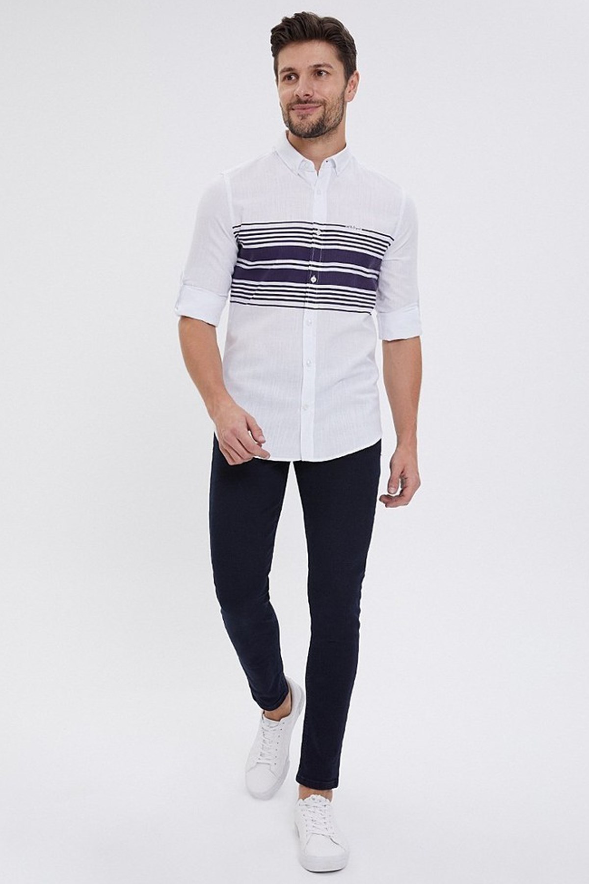 Loft Erkek Gömlek LF2024378 Beyaz