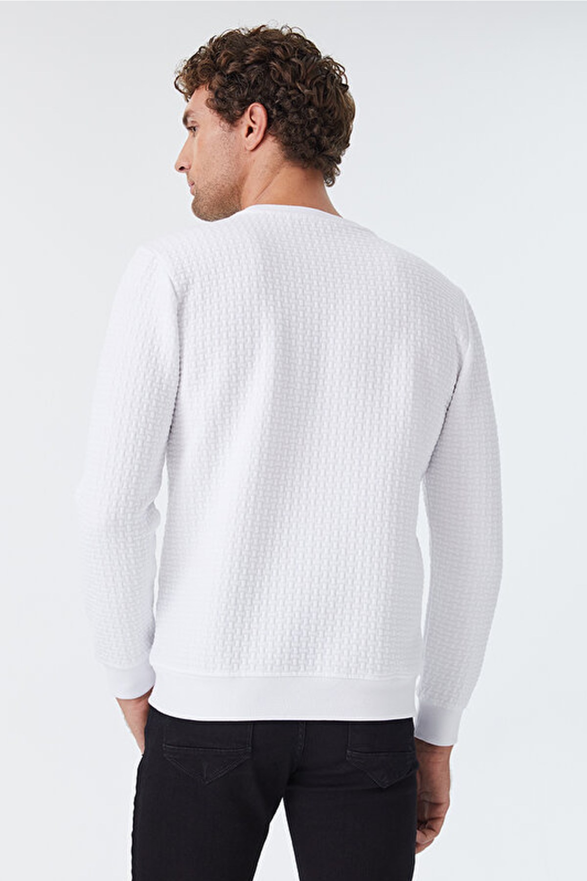 Loft Erkek Sweatshirt LF2025441 Beyaz