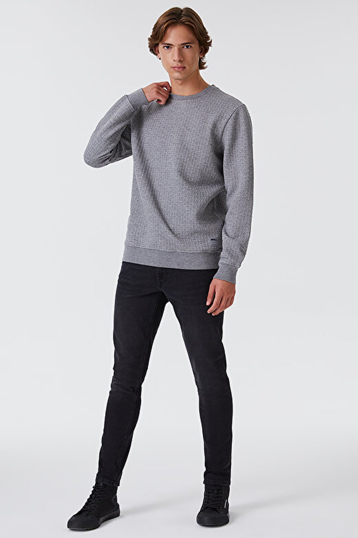 Loft Erkek Sweatshirt LF2025441 Gri