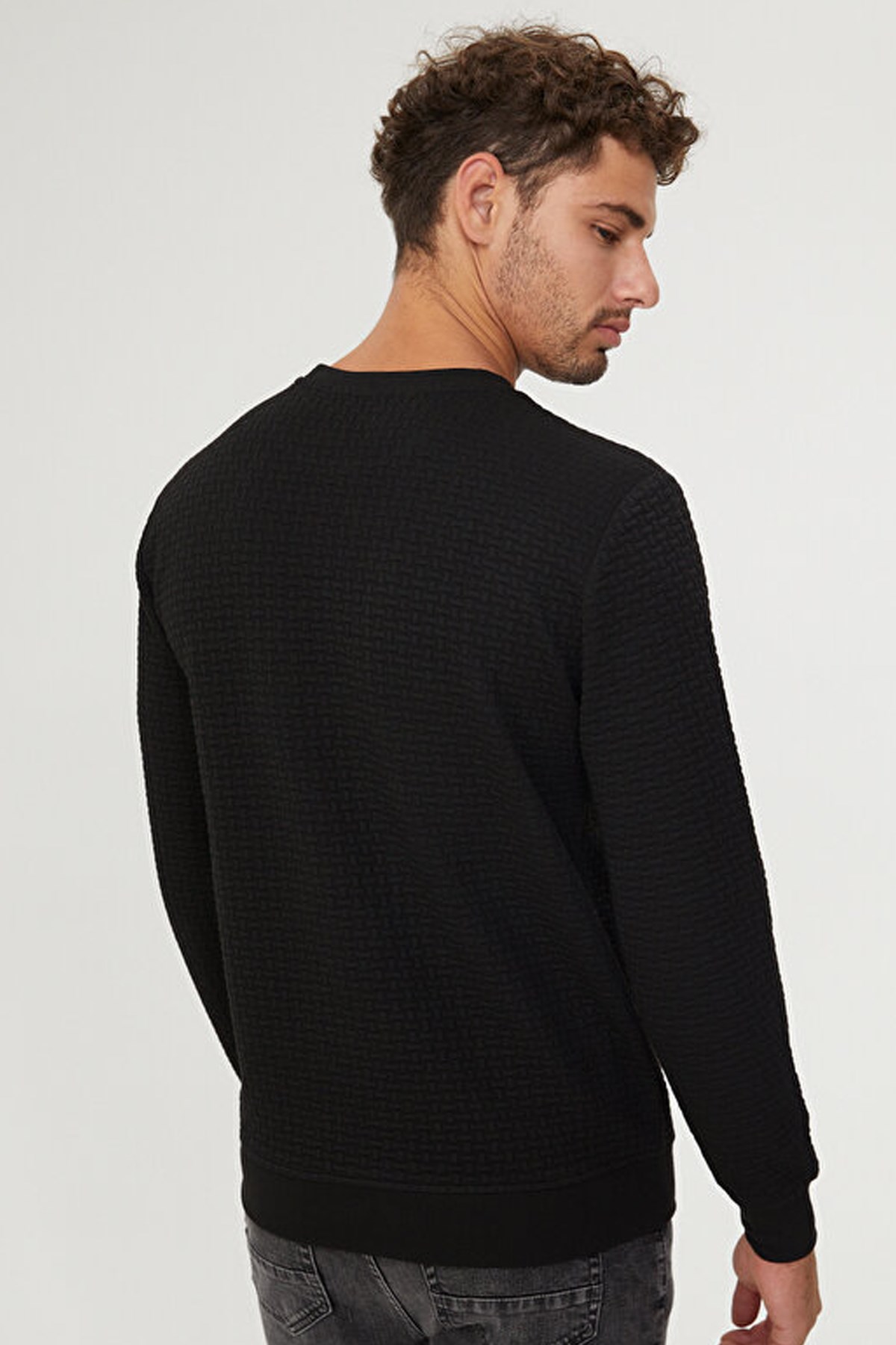 Loft Erkek Sweatshirt LF2025441 Siyah