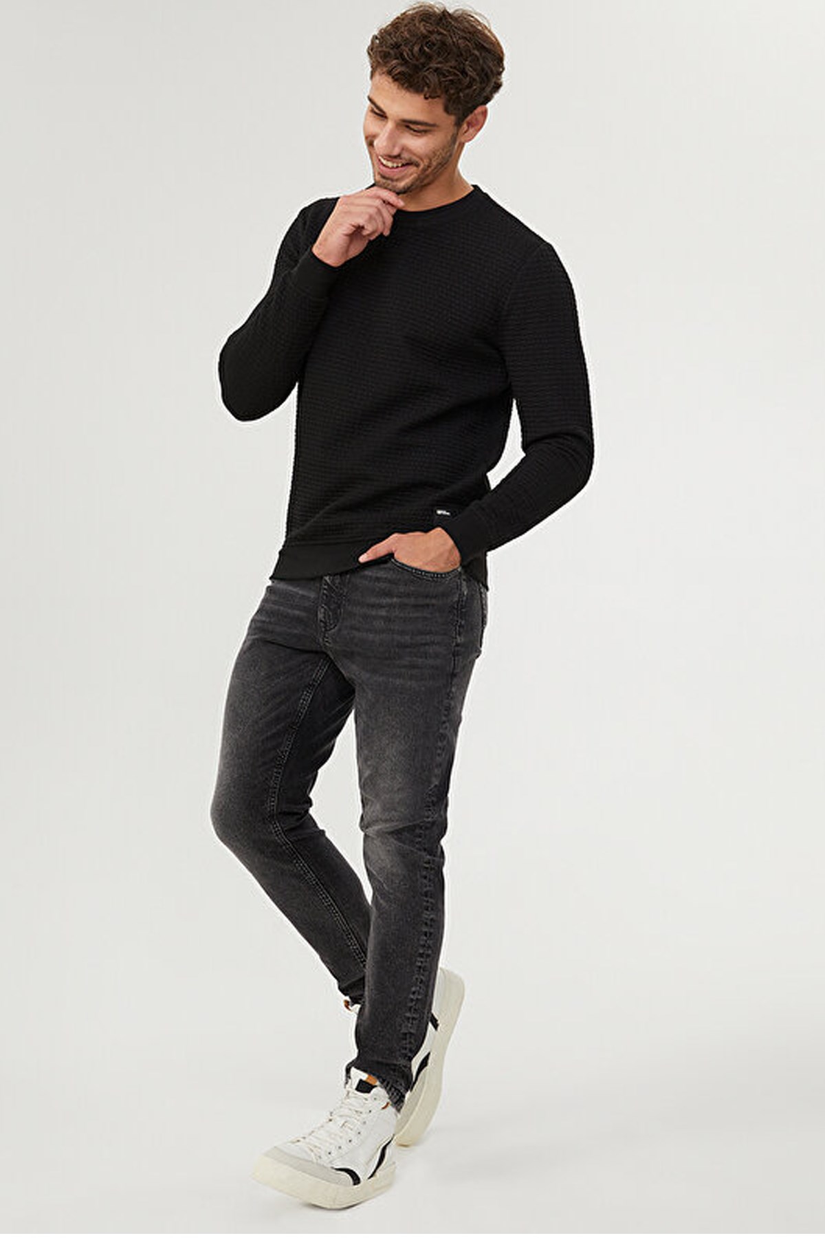 Loft Erkek Sweatshirt LF2025441 Siyah