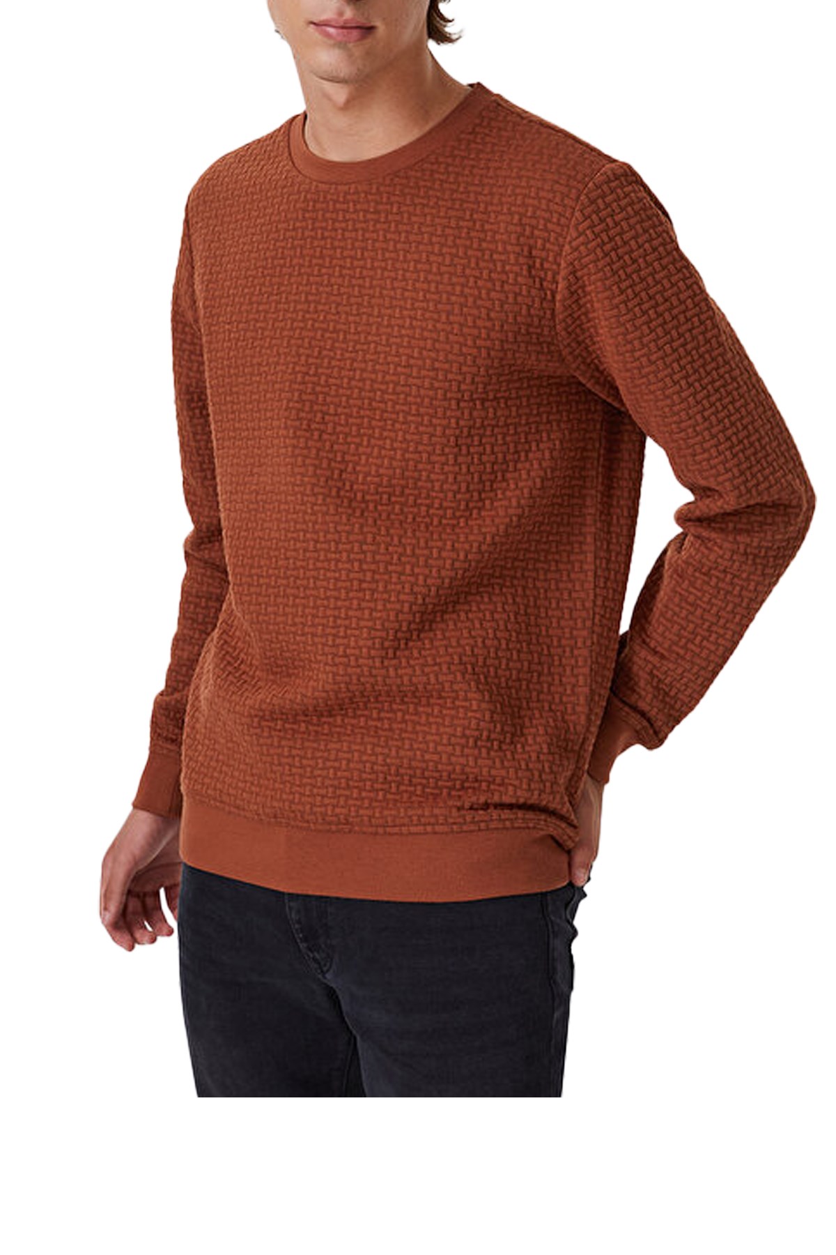 Loft Erkek Sweatshirt LF2025441 Turuncu