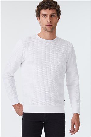 Loft Erkek Sweatshirt LF2025441 Beyaz