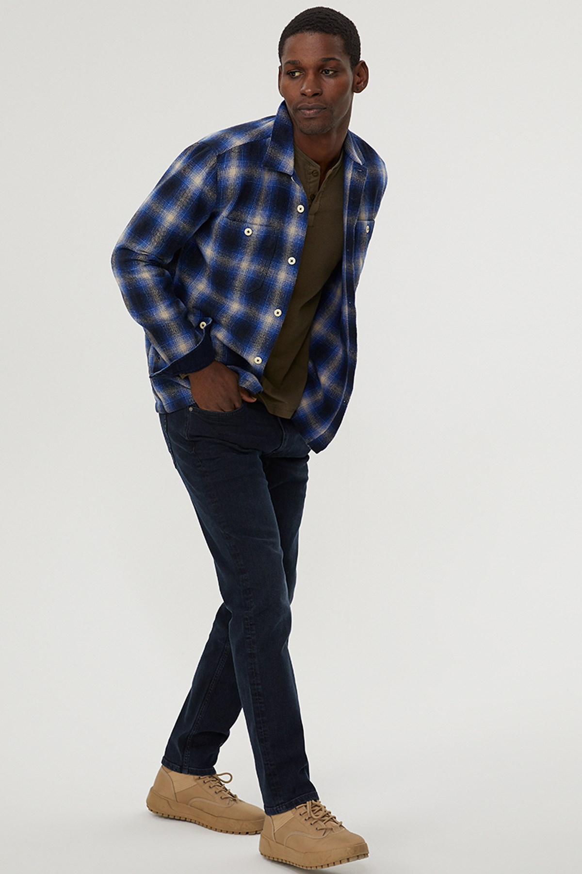 Loft Erkek Gömlek LF2025464 Lacivert