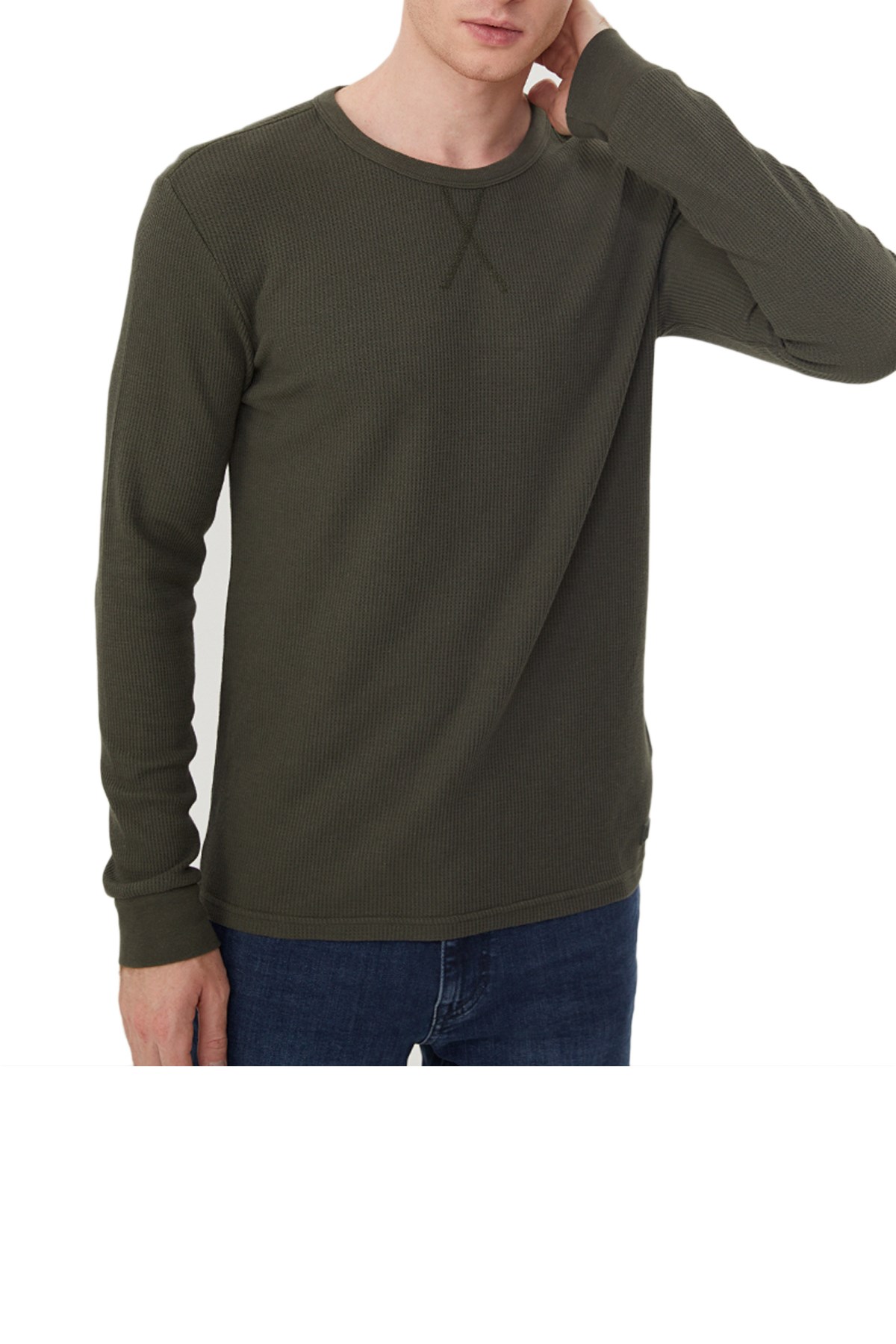 Loft Erkek Uzun Kol Tişört LF2025550 Haki