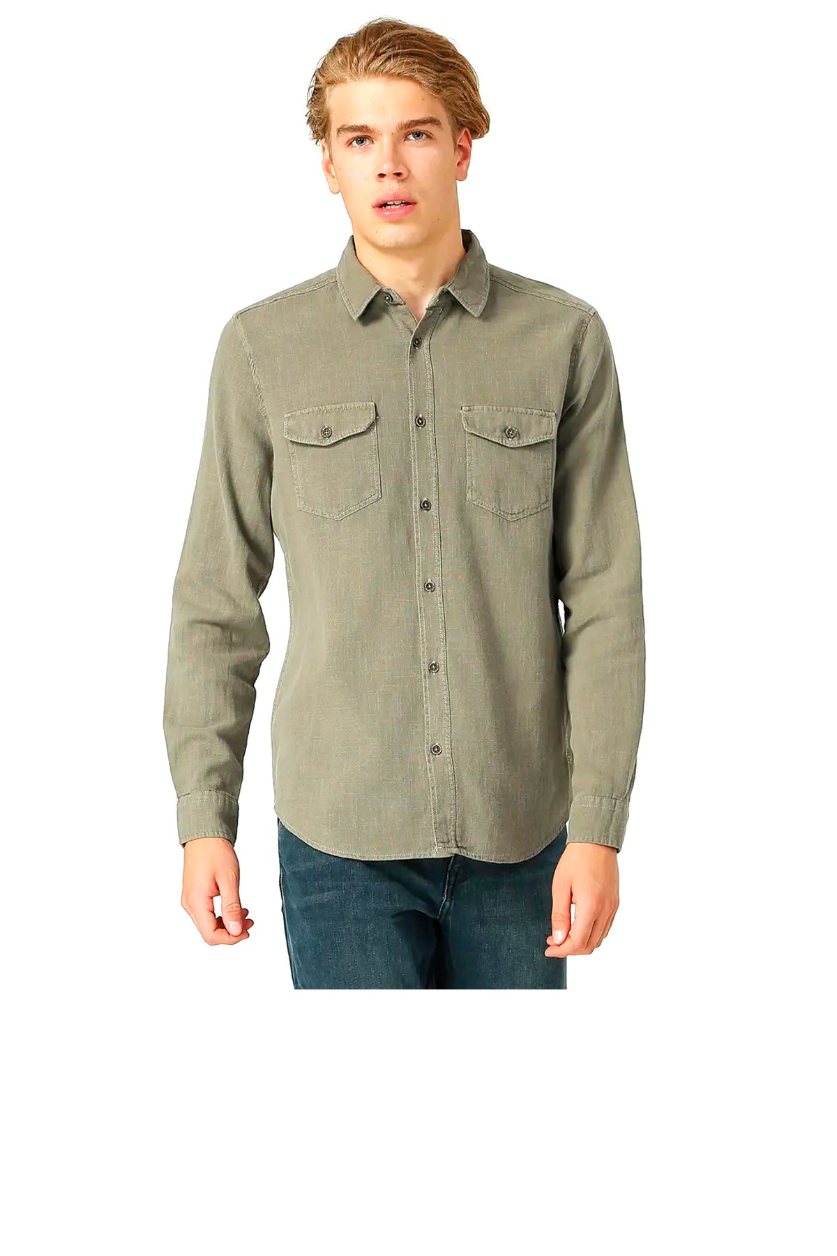 Loft Erkek Gömlek LF2025581 Haki