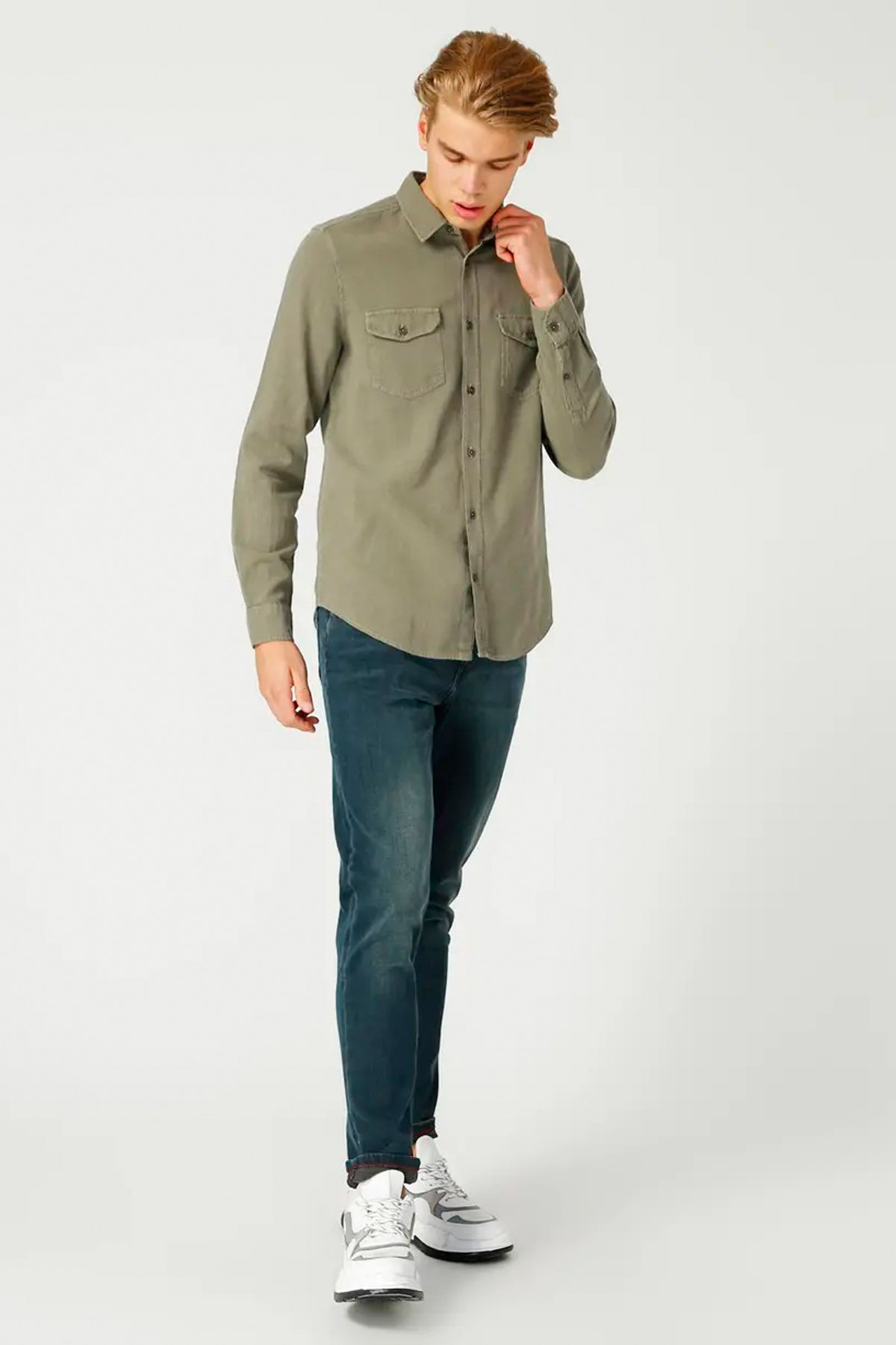 Loft Erkek Gömlek LF2025581 Haki