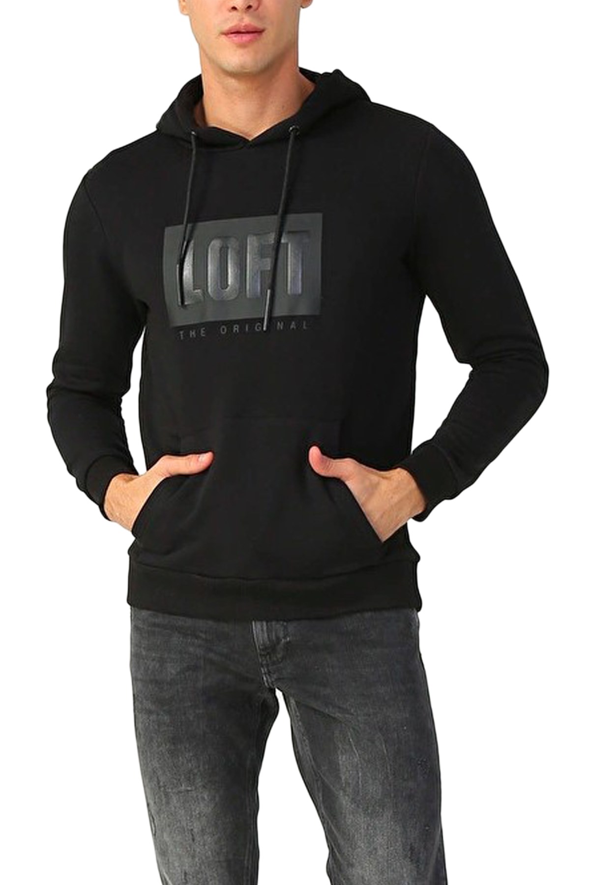 Loft Erkek Sweatshirt LF2025698 Siyah