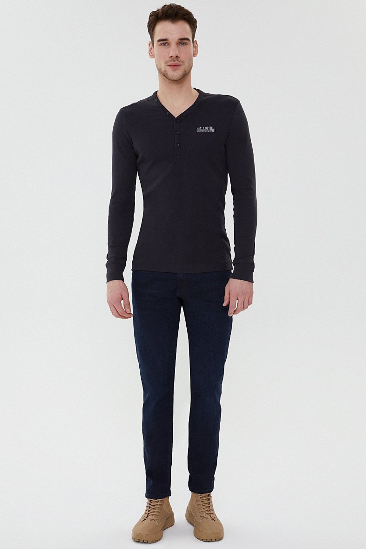 Loft Terrybrown Walter Wash Erkek Kot Pantolon LF2026036 Lacivert