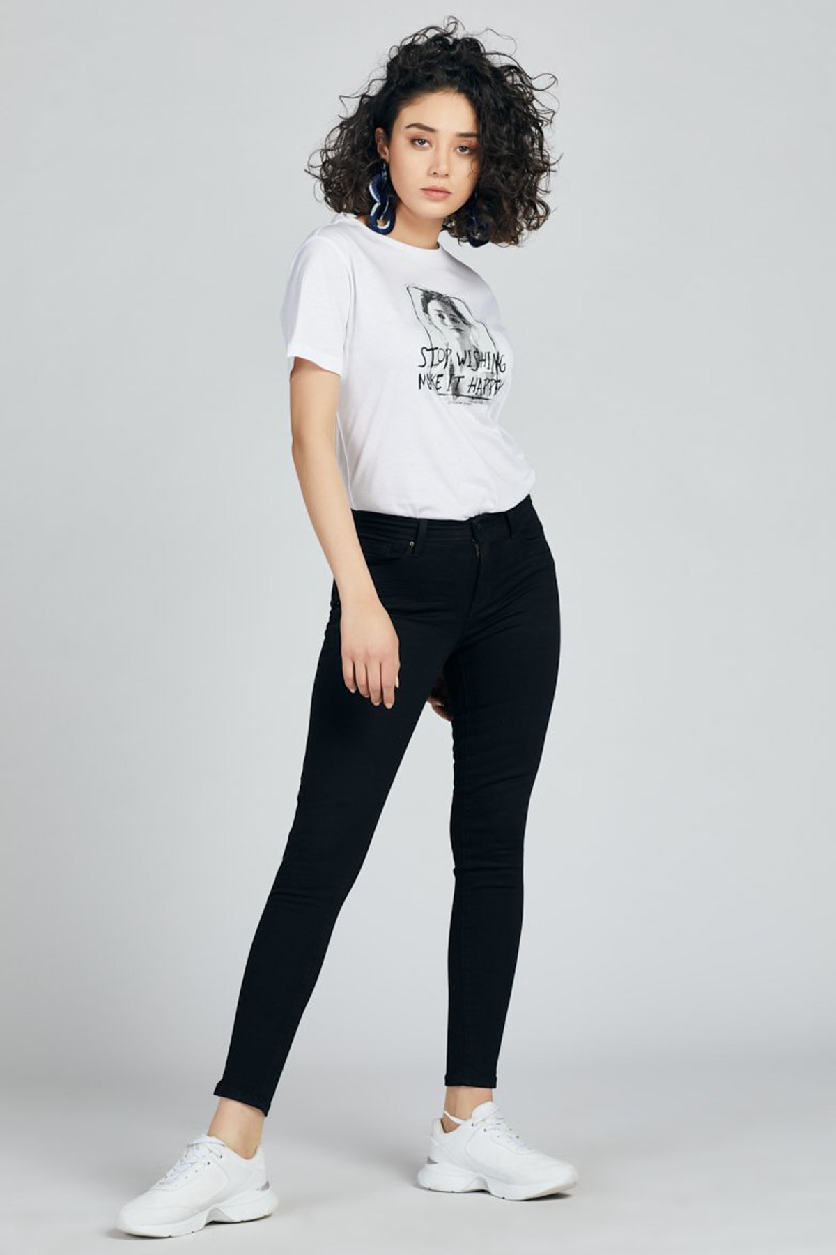 Loft  Kadın Tişört LF2026790 Beyaz