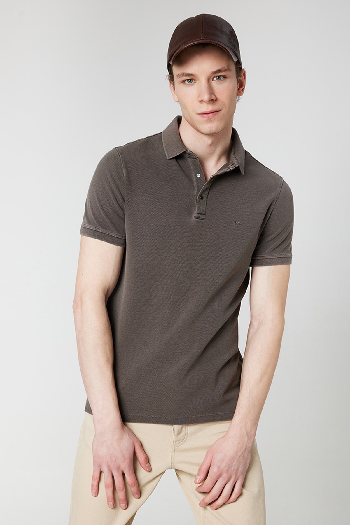 Loft Regular Fit Erkek Polo Yaka Tişört LF2026827 Antrasit